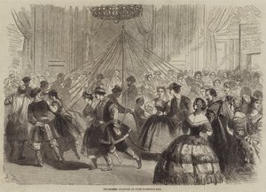 Il quadriglia dei pattinatori al ballo del conte Walewski da Gustave Janet